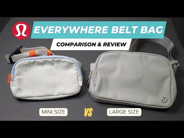 Review! Lululemon's Large Everywhere Belt Bag Size Comparison Plus