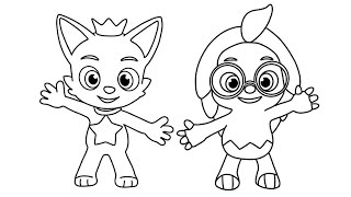 Pinkfong And Hogi Drawing, Painting & Coloring For Kids And Toddlers Child Art