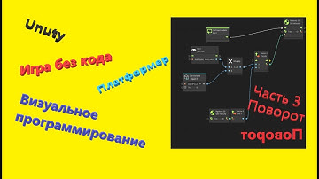 Unity Визуальное программирование || Игра без кода || Платформер 2D || Часть 3 || Поворот