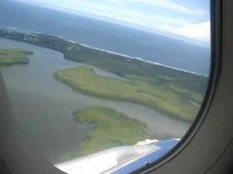 Take off from Luis Muoz Marn Airport on a Airbus A...