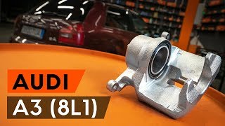 Cómo y cuándo cambiar Pinza de freno delantera y trasera AUDI A1 (8X1, 8XF): vídeo tutorial