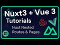Nested Pages & Routes | Nuxt 3 Tutorials #21 | Urdu & Hindi