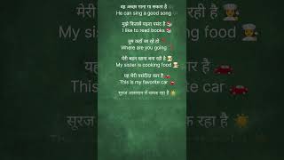 Daily Use English Sentences with Hindi | Learn English Speaking | अंग्रेज़ी सीखें आसान तरीके से”