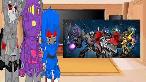 Transformers cyberverse decepticons react transformers prime (1/2)