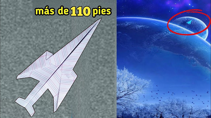 Avión de Papel SU-57 - Como Hacer Aviones de Papel - Avion de Papel que vuela mucho