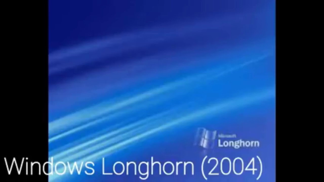 Windows Longhorn 2004 Startup and Shutdown music