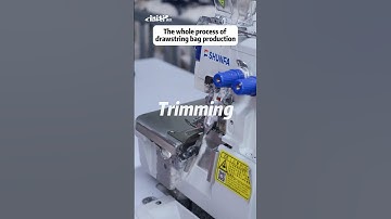 Bag manufacturer－Drawstring bag making process  #bagfactory #bagmanufacturer #custombag