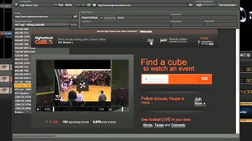 High School Cube/NewTek Tricaster Training Video Part 2 of 2