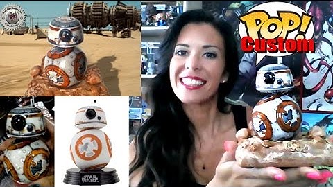 Custom BB-8 Funko Pop ( DIY -ed painted Star Wars Vinyl Figure )