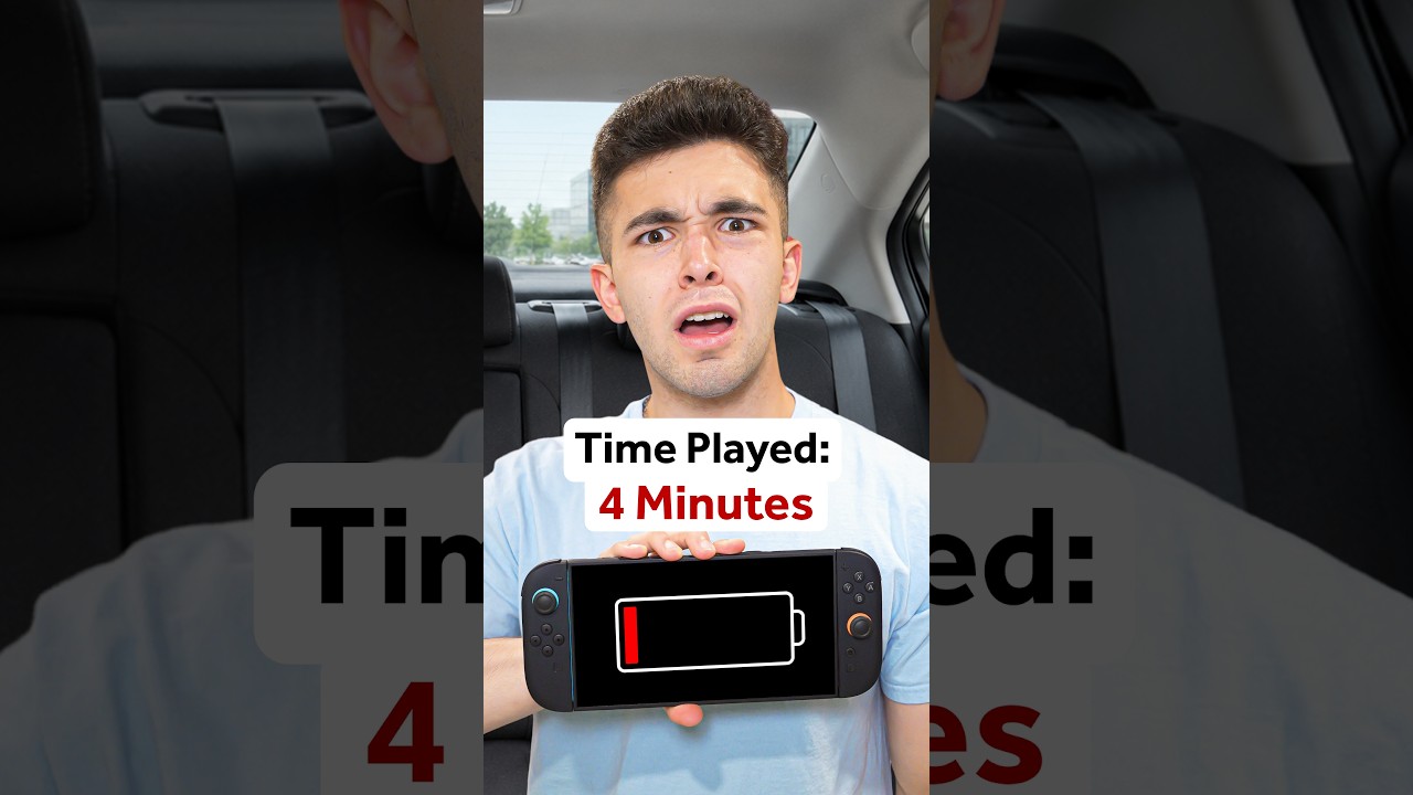 Nintendo Switch 2 Battery Be Like!