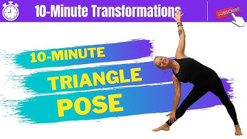 Triangle Pose Yoga | How to do Trikonasana | Utthita Trikonasana