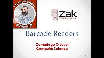 Barcode Readers  | O Level | By Zak