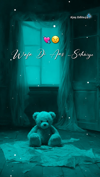 tere tno kari si wafa di aas #lovelyrics #taddybear #taddy #lyrics