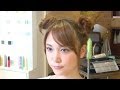 【ディズニーヘア】ミッキーヘアアレンジ♡簡単ツインお団子ヘアの作り方【Hair Arrange #25】