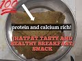 Protein and calcium rich breakfast for adults and kids....असान और पौषटिक नाशता