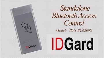 Video References : How to use IDG-BC6200S Standalone Bluetooth Access Control
