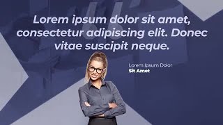 Corporate Testimonials And Quotes For Business After Effects Templates