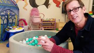 Unboxing and review Toddler Ball Pit - unsponsored