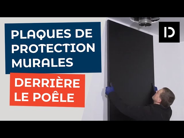 Plaque de protection murale pour poêle