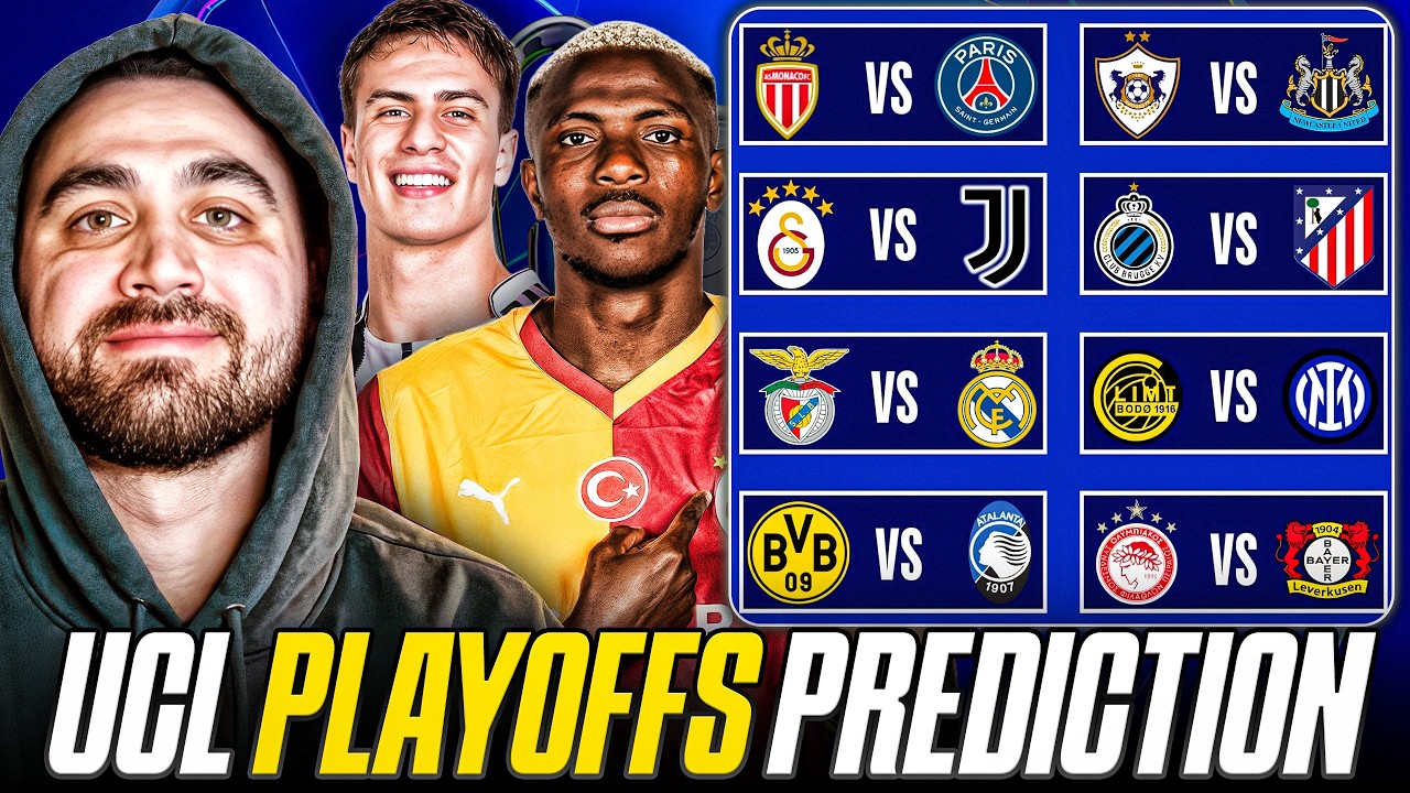 Прогнозы на плей-офф Лиги чемпионов УЕФА