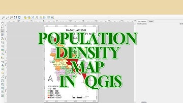 Population Density Map in QGIS