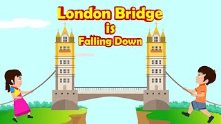 London Bridge Is Falling Down Nursery Rhymes & Popular Baby Song | kids educational hub