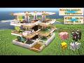 [マイクラ]統合版/Java版 動物小屋の作り方[Minecraft][tutorial][barn]ver.26