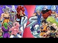 DRAGON BALL FREE FOR ALL! (Goku vs Vegeta, Jiren, Vegito, Gogeta, Beerus, Whis, Buu, Frieza) CARTOON