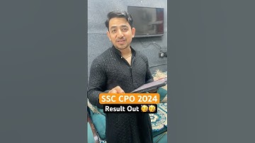 SSC CPO 2024 Result OUT #ssccpo #ssccporesult #pw #shorts #sscwallah
