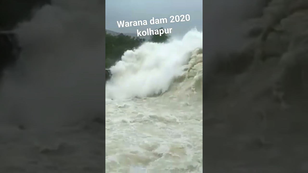 Dam# warana dam# emergency water flow year 2020 | Nature explore kolhapur 09.09|