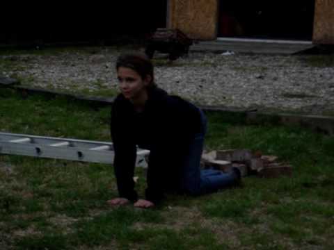 Sara Jumping Hands and Knee's