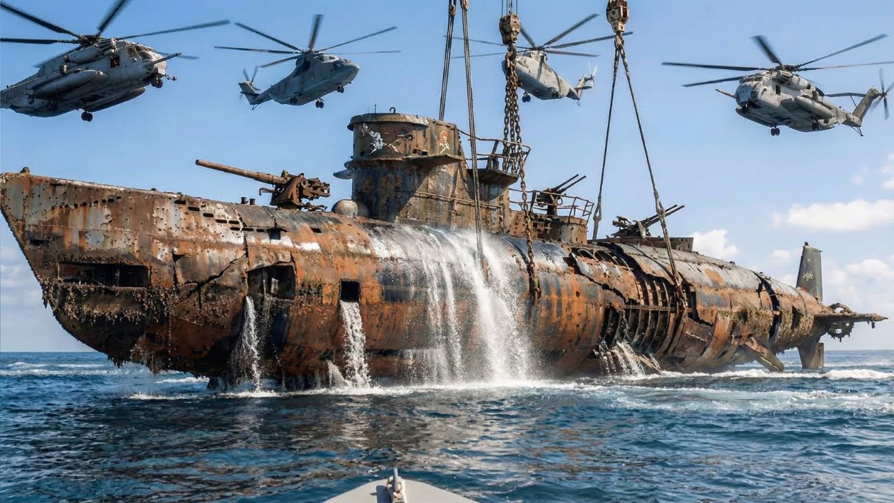 Epic Salvage & Restoration — The Legendary WWII Nuclear Submarine Raised from the Ocean Floor