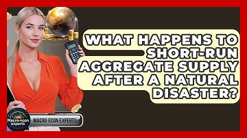 What Happens To Short-Run Aggregate Supply After A Natural Disaster? - Macroecon Experts
