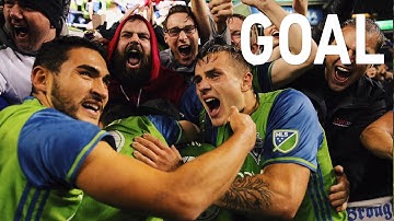 GOAL: Nicolás Lodeiro scores his second and celebrates with the supporters