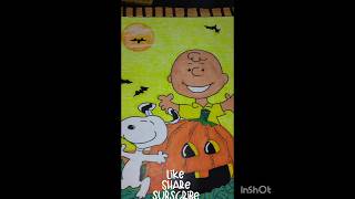 Famous how to colour halloween Charlie brown and snoopy colouring pages |#youtubeshorts  #halloween2023 Wealth