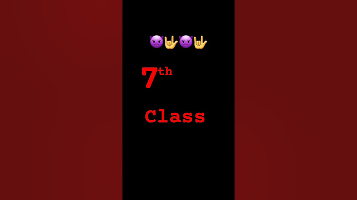 7th class is a legend
