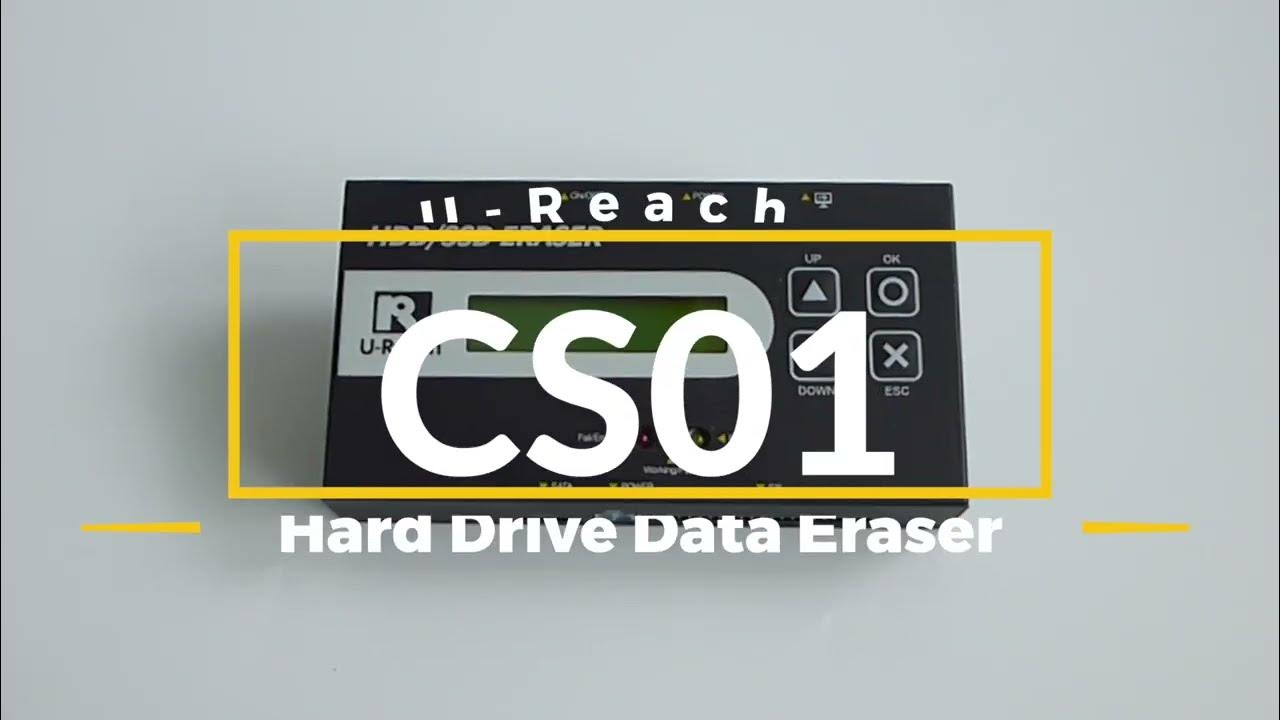 How to erase hard drive completely? UReach CS01 Evidence Hard Disk
