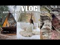 MINI VLOG| QUICK CABIN GET AWAY, FAMILY TIME, HIKING, MAKING S'MORES + MORE