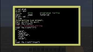Tutorial ComputerCraft Mod #30 - API FS (Sistema de Arquivos) Parte 1