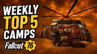 Fallout 76 Weekly TOP 5 CAMPS! 