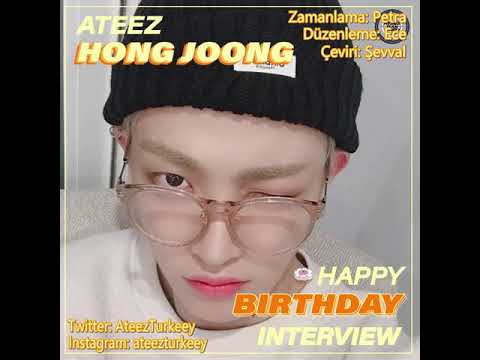 [TR] ATEEZ (에이티즈) Hongjoong 8 Soru 8 Cevap Röportaj (Türkçe Alt Yazılı)