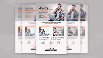 How to Create Company Email Newsletter Template Design | Adobe Photoshop Cc