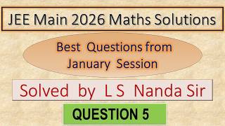 JEE Main 2026 Maths Questions with Solutions | Q 5 #jeemaths  #jee2026 #integration