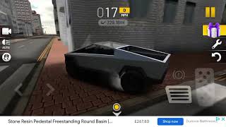 Extreme car driving simulator: Tesla cybertruck playthrough screenshot 5