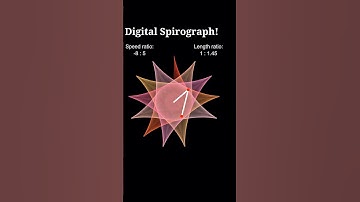 Digital Spirograph Art 18 | Geometric Art
