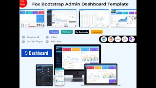 Most Responsive Bootstrap 5 Admin With WebApp Template – Fox