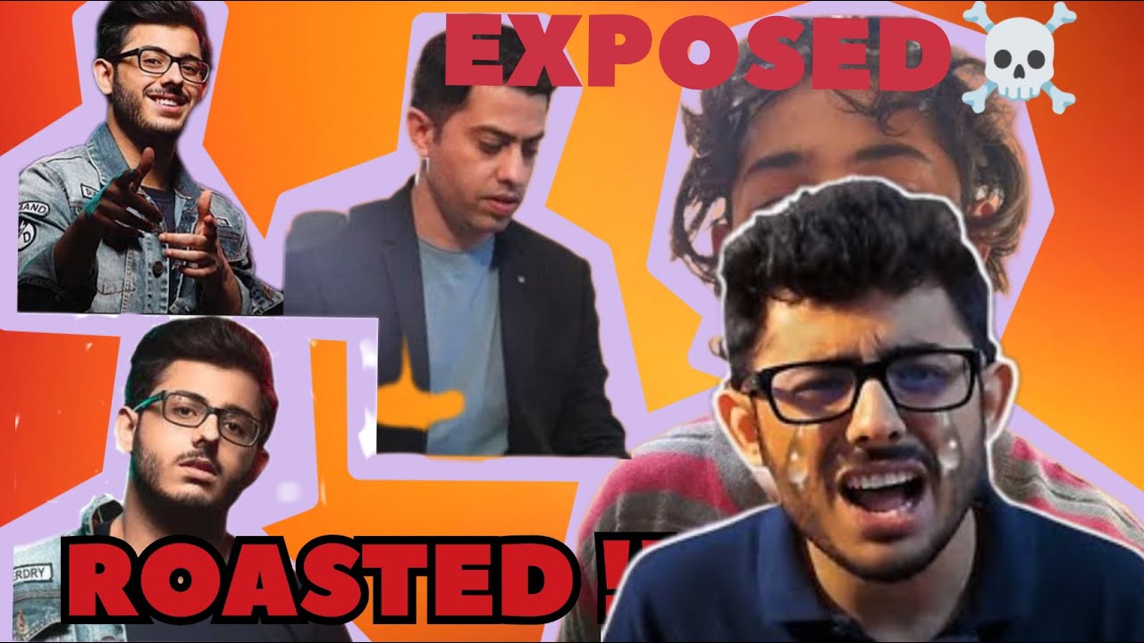 ROASTED @CarryMinati | Roasted video | NEWS BY HARSHU | CARRY MINATI   #trending #youtube