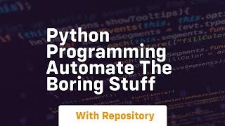 python programming automate the boring stuff