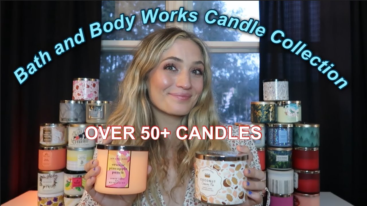 BATH & BODY WORKS CANDLE COLLECTION| over 50+ candles