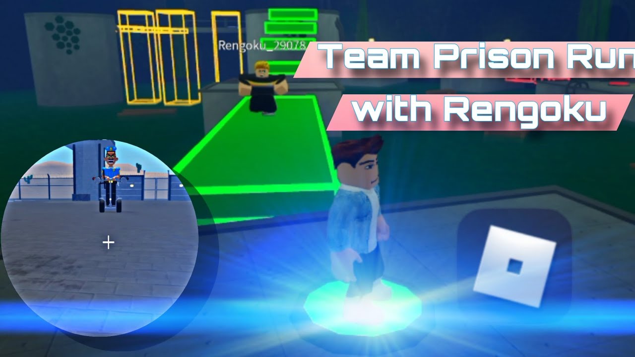 Roblox Team Prison Run: Me & Rengoku Escape Together! 🔓🤝 